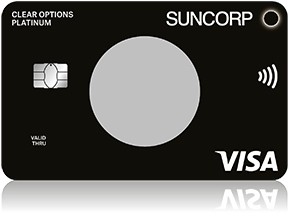 Black Platinum Suncorp Bank Visa credit card