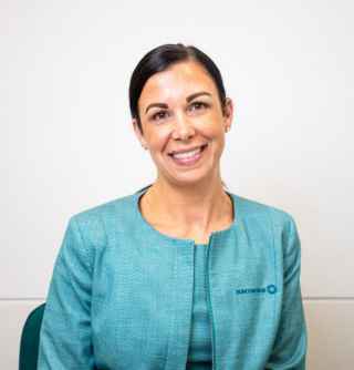 Suncorp Bank staff member in uniform