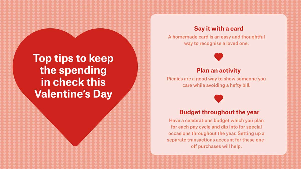 Top tips to keep the spending in check this Valentine's Day
