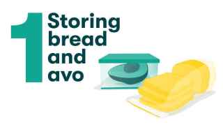 1 - Storing bread and avo