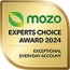 Award badge for the MOZO Expert Choice Award in 2024 for Exceptional Everyday Account