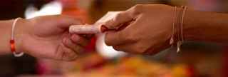 Paying with cash