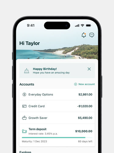 Suncorp Bank - Track your progress