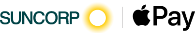 Apple Pay and Suncorp logos
