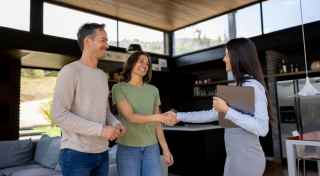 home owners with agent