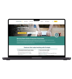  Suncorp Bank App Internet Banking screen