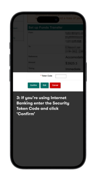 Suncorp Bank Secured App Authorising Payment - Confirm