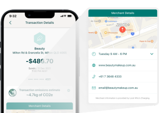 merchant details page