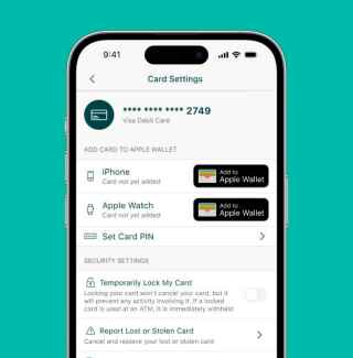  Suncorp Bank App Digital Wallet screen