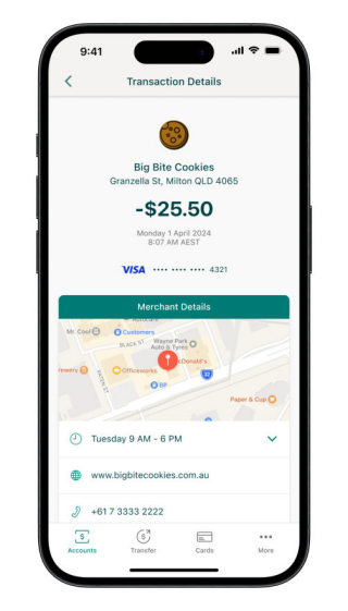 Fast, secure and easy access to your money with the Suncorp Bank App (benefits carousel)