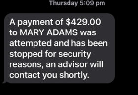 sms scams