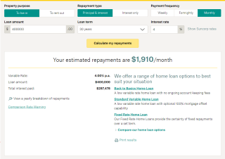 How to pay your mortgage in 10 years screenshot of form